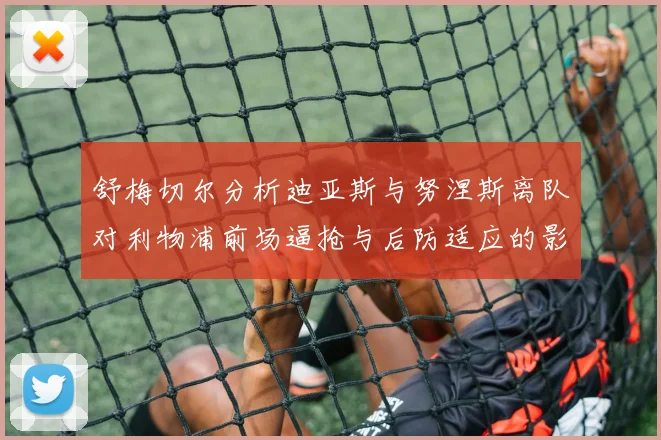 舒梅切尔分析迪亚斯与努涅斯离队对利物浦前场逼抢与后防适应的影响